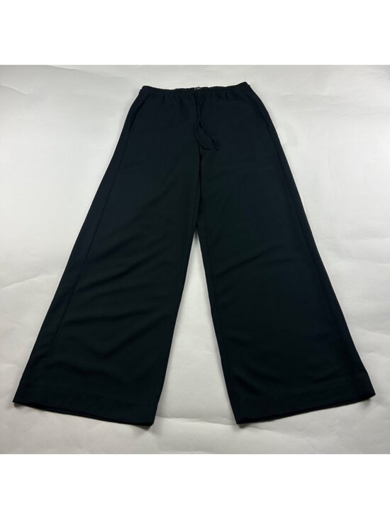 J. Crew Pants - J. Crew Black Lightweight Soft Drape Wide Leg Pant 0